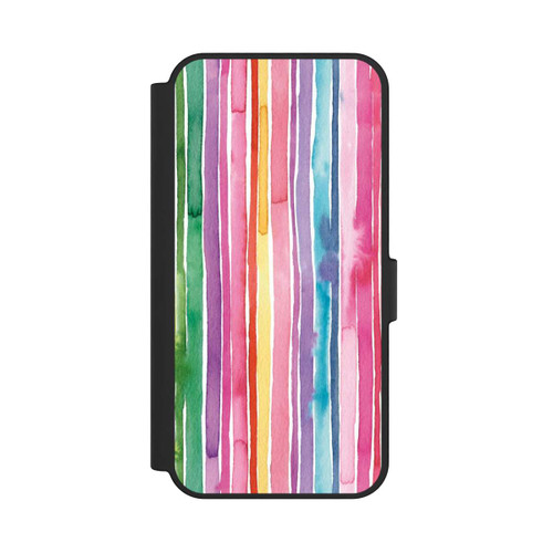 Samsung Galaxy S24 FE 5G NIVOflip Camouflage Regenbogenstreifen