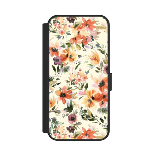 Samsung Galaxy S24 FE 5G NIVOflip Summer Artistic Flowers Ivory