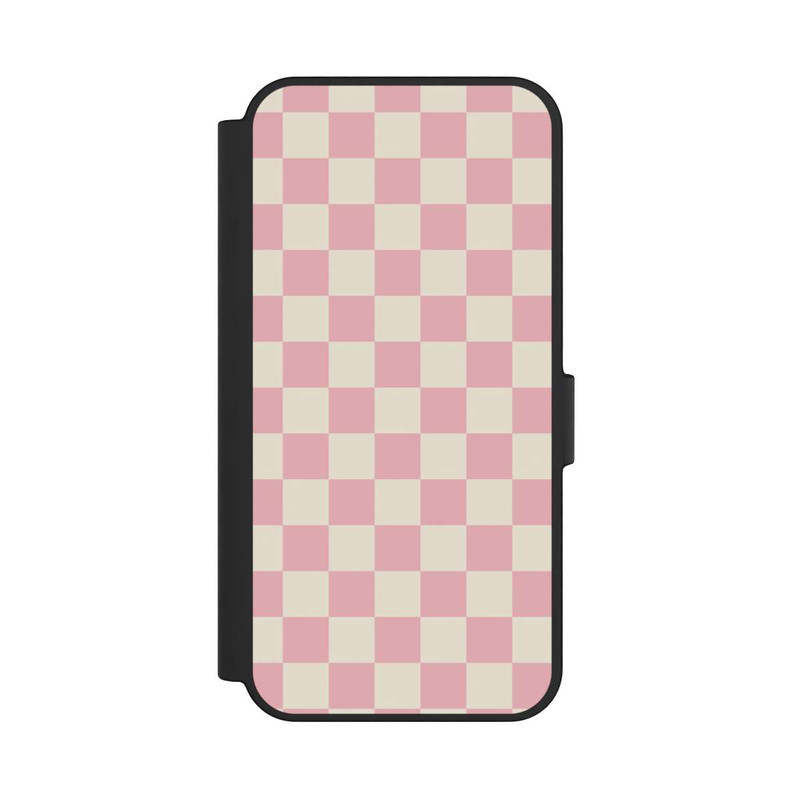 Galaxy S24 FE NIVOflip Checkerboard pink