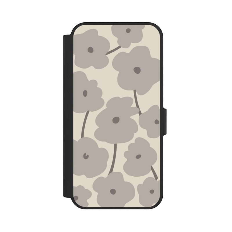 Galaxy S24 FE NIVOflip Minimalistische Blumen Beige