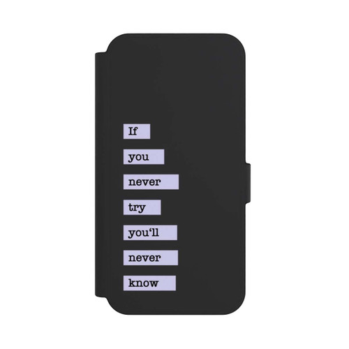 Samsung Galaxy S24 FE 5G NIVOflip If You Try Blue Transparent