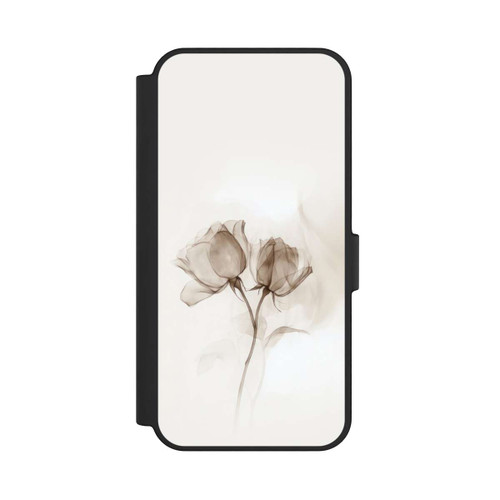 Samsung Galaxy S24 FE 5G NIVOflip Braune Rose Blume Nebel