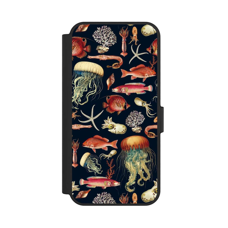 Galaxy S24 FE NIVOflip Deep Sea Fish Pattern