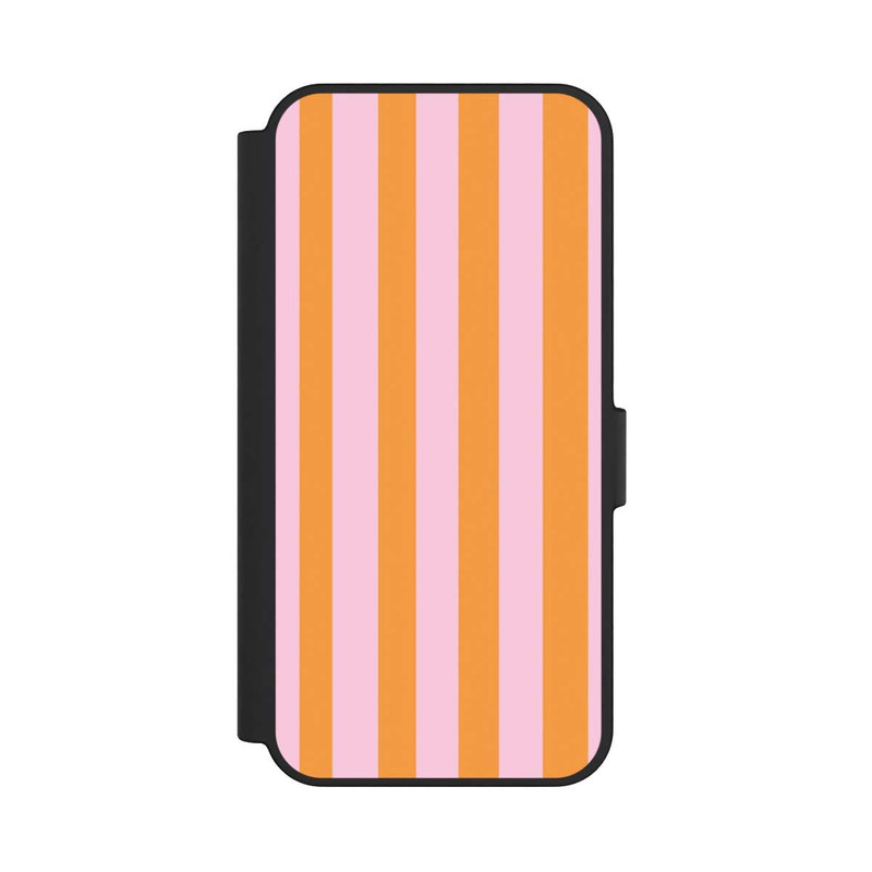 Galaxy S24 FE NIVOflip Orange And Pink Stripes