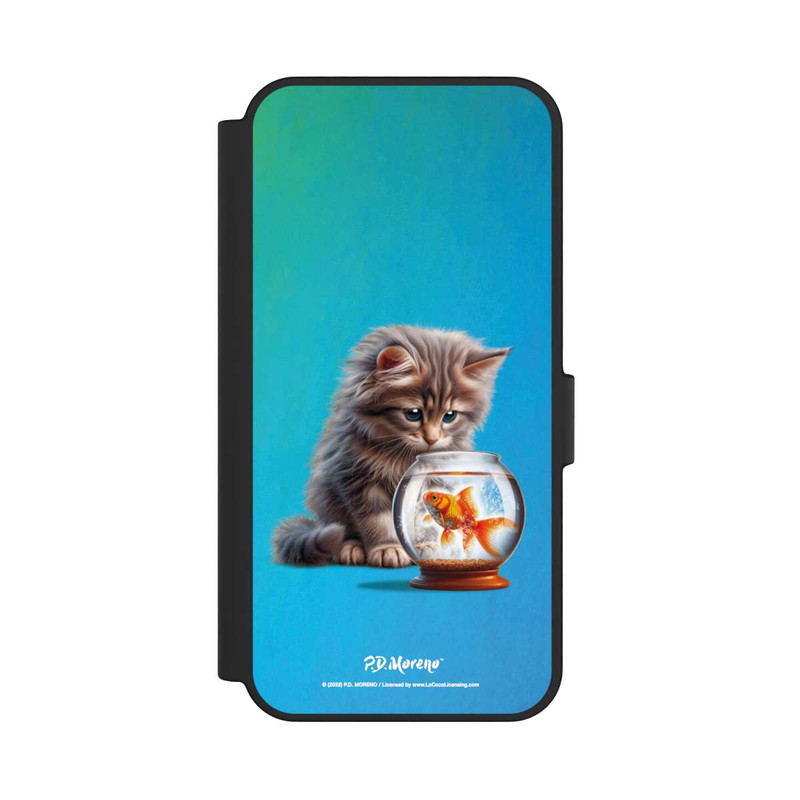 Galaxy S24 FE NIVOflip Cat And Gold Fish