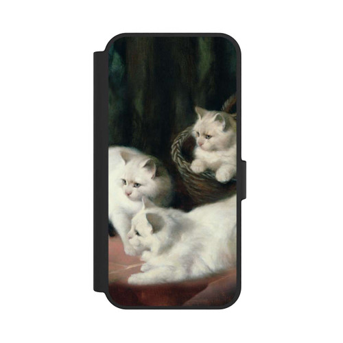 Samsung Galaxy S24 FE 5G NIVOflip Three White Angora Kittens