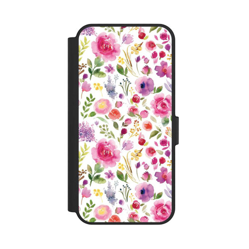 Samsung Galaxy S24 FE 5G NIVOflip Roses Flowers Purple
