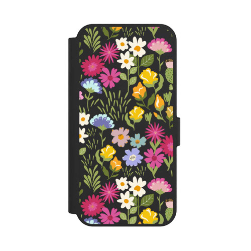 Samsung Galaxy S24 FE 5G NIVOflip Bunte Sommerblumen Transparent