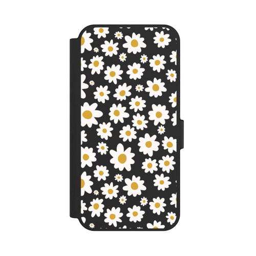 Samsung Galaxy S24 FE 5G NIVOflip Daisy Flower Seamless Pattern Transparent