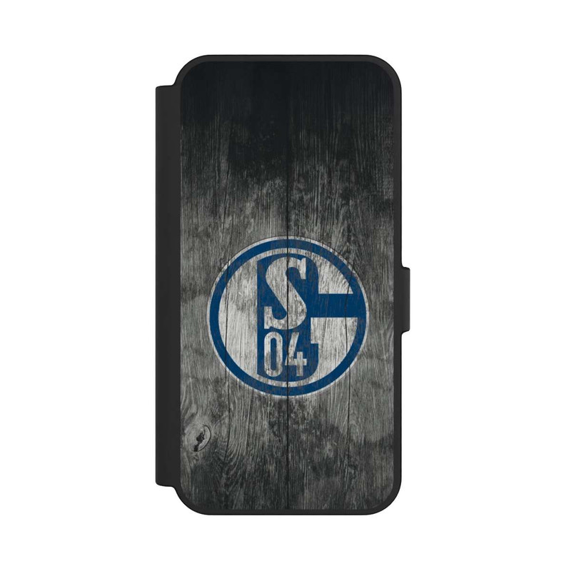 Galaxy S24 FE NIVOflip Schalke 04 Holz Look