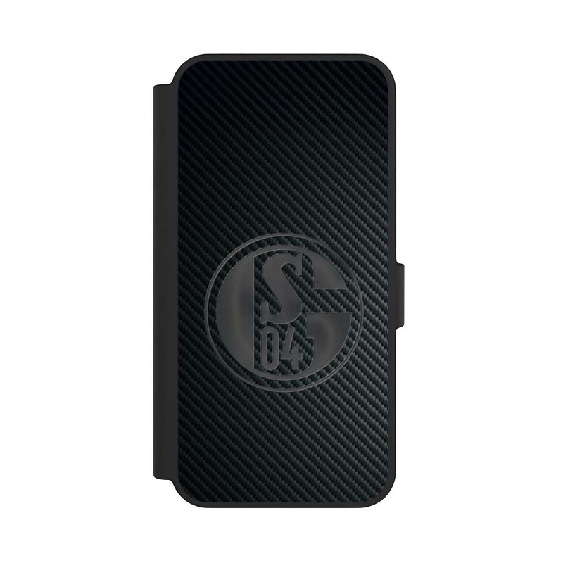 Galaxy S24 FE NIVOflip Schalke 04 Carbon Look