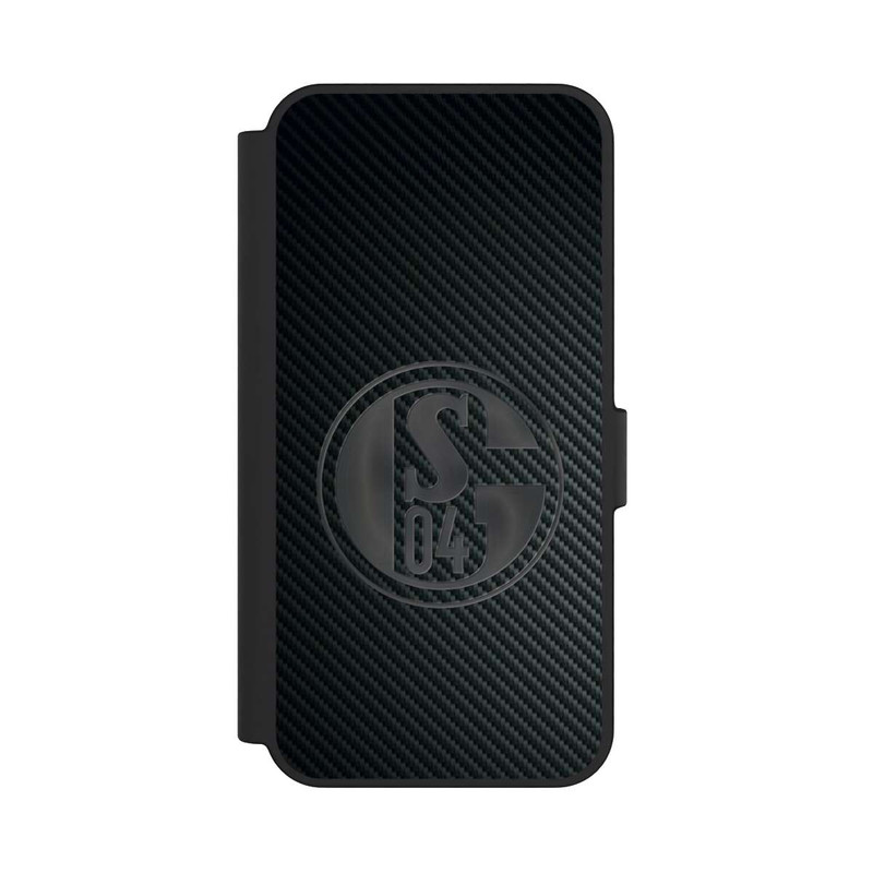 Galaxy S24 FE NIVOflip Schalke 04 Carbon Look