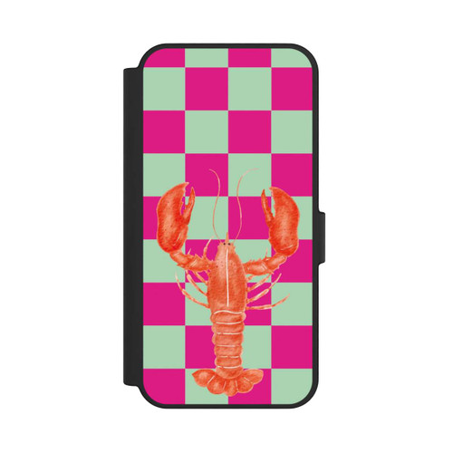 Samsung Galaxy S24 FE 5G NIVOflip Pink Checkers Lobster
