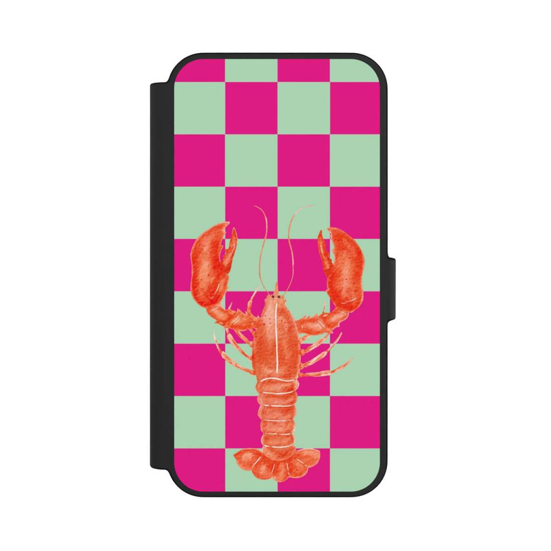 Galaxy S24 FE NIVOflip Pink Checkers Lobster