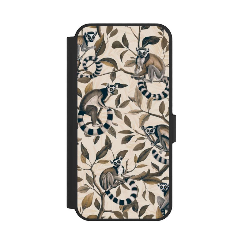 Galaxy S24 FE NIVOflip Lush Tropical Lemur Paradise