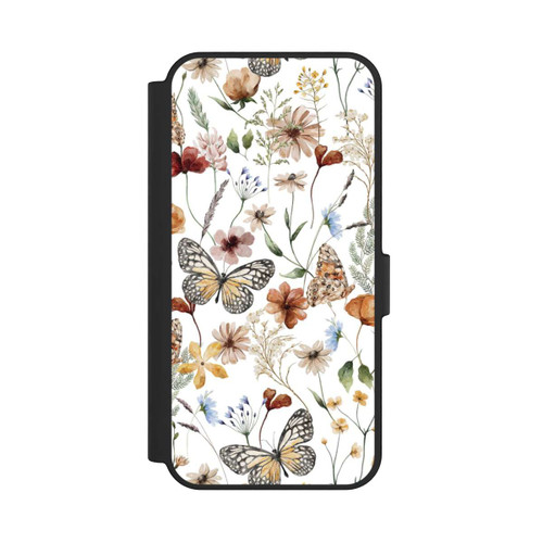 Samsung Galaxy S24 FE 5G NIVOflip Wildflowers and Butterflies Pattern