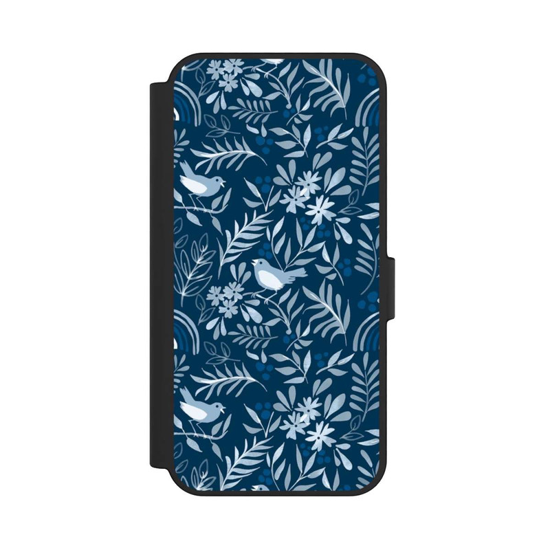 Galaxy S24 FE NIVOflip Classic Blue Pattern