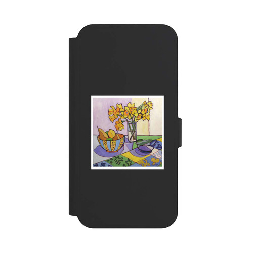 Samsung Galaxy S24 FE 5G NIVOflip Daffodil Patchwork, 2023, by Catherine J Martzloff