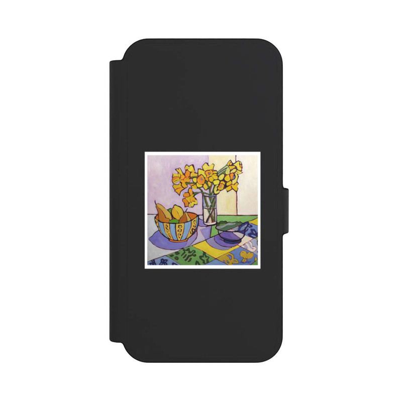 Galaxy S24 FE NIVOflip Daffodil Patchwork, 2023, by Catherine J Martzloff