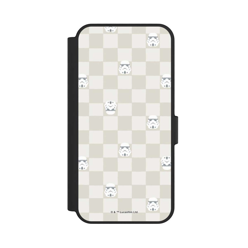 Galaxy S24 FE NIVOflip Stormtrooper Checked Pattern Beige