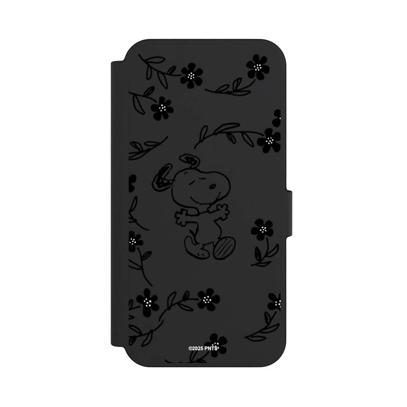 Galaxy S24 FE NIVOflip Snoopy und Flowers Transparent