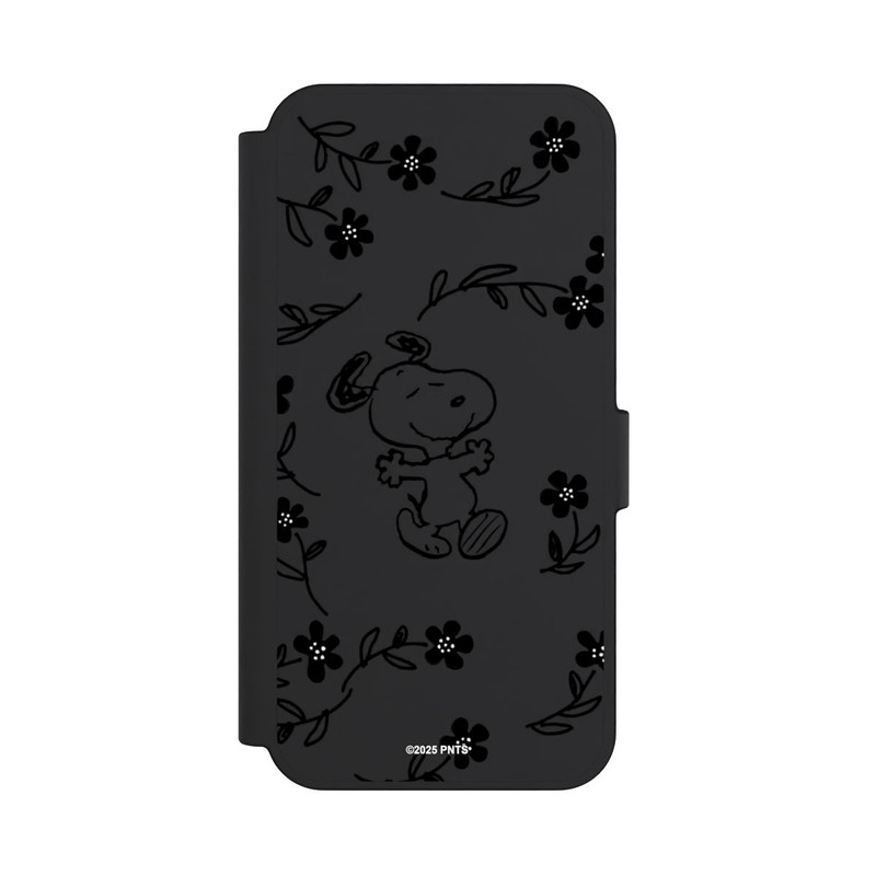 Galaxy S24 FE NIVOflip Snoopy und Flowers Transparent