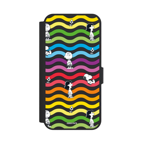 Samsung Galaxy S24 FE 5G NIVOflip Snoopy Pattern Rainbow Transparent