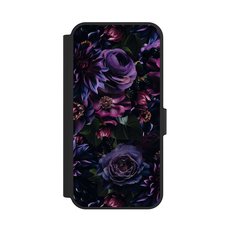 Galaxy S24 FE NIVOflip Dunkle Lila Blüten 