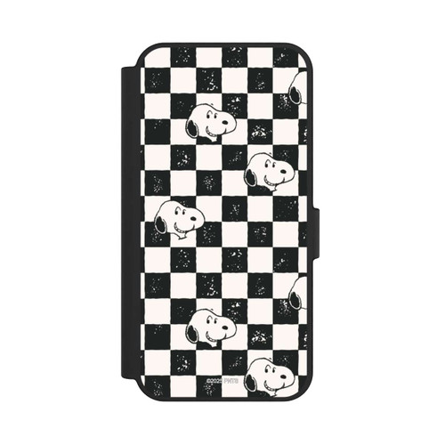 Samsung Galaxy S24 FE 5G NIVOflip Snoopy Heads Checked Pattern
