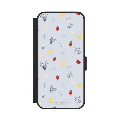 Samsung Galaxy S24 FE 5G NIVOflip Winnie Puuh und Freunde Erdbeer Muster Blau