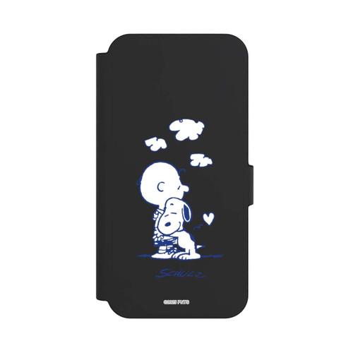 Samsung Galaxy S24 FE 5G NIVOflip Peanuts Charlie Brown Snoopy Hug Transparent