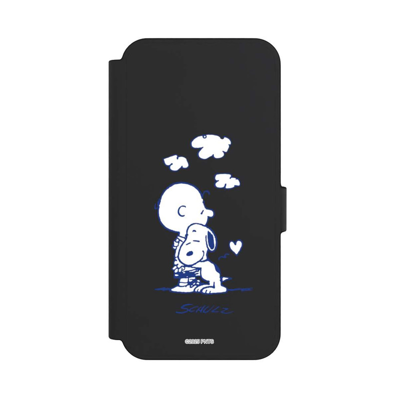 Galaxy S24 FE NIVOflip Peanuts Charlie Brown Snoopy Hug Transparent