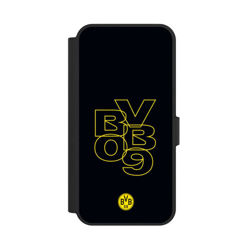 Samsung Galaxy S24 FE 5G NIVOflip BVB09 Gelb Schwarz