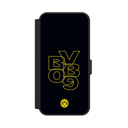 Samsung Galaxy S24 FE 5G NIVOflip BVB09 Gelb Schwarz