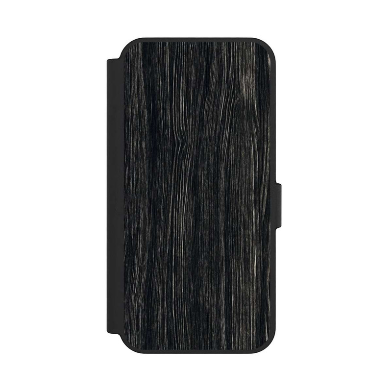Galaxy S24 FE NIVOflip Dunkle Holzstruktur