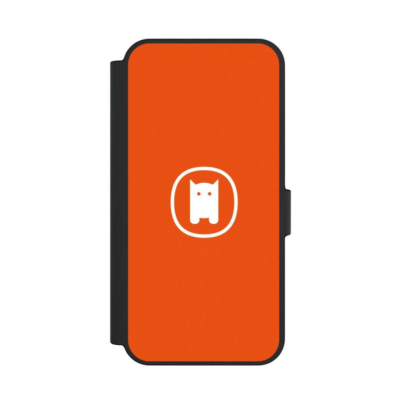Galaxy S24 FE NIVOflip Nivocase Logo Orange