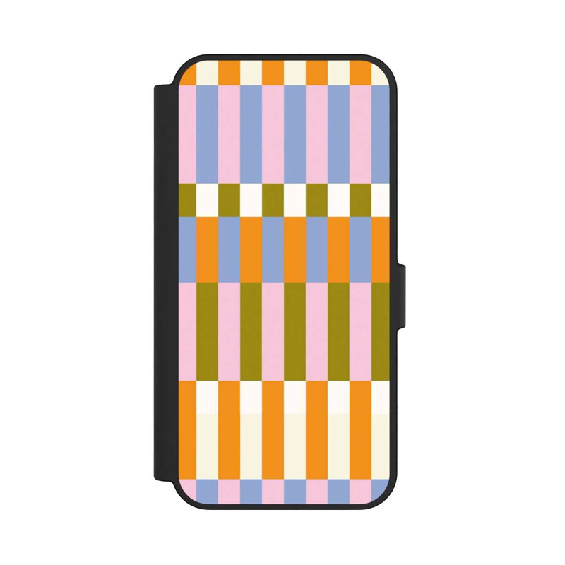 Galaxy S24 FE NIVOflip Buntes Karomuster