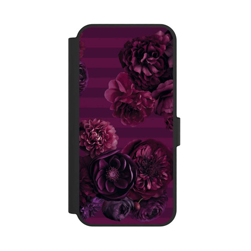 Samsung Galaxy S24 FE 5G NIVOflip Majestic Baroque Blossom Dream Burgundy Pink with AI