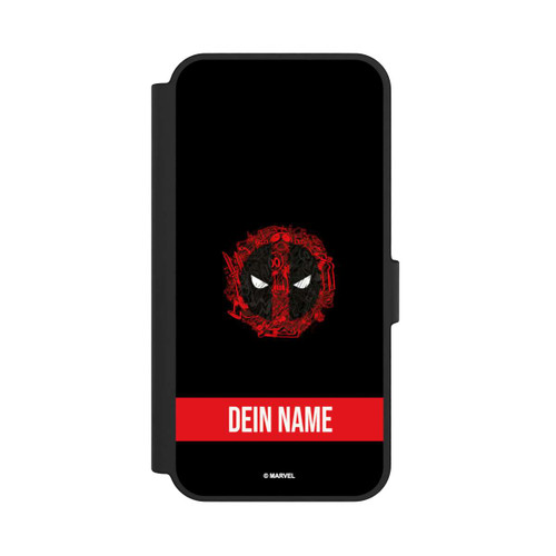 Samsung Galaxy S24 FE 5G NIVOflip Deadpool Logo Personalisierbar