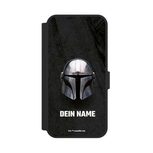 Samsung Galaxy S24 FE 5G NIVOflip Star Wars Mandalorian Black Helmet Personalisierbar