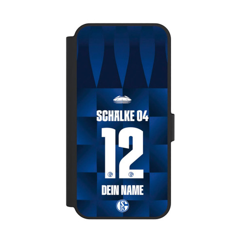 Samsung Galaxy S24 FE 5G NIVOflip Schalke 04 Trikot Personalisierbar 26-27