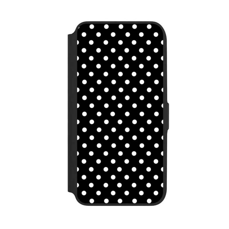 Galaxy A16 5G NIVOflip Polka Dots Schwarz und Weiß