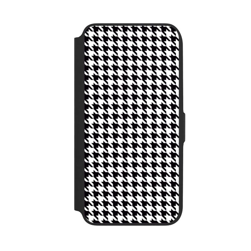 Galaxy A16 5G NIVOflip Hahnentritt Schwarz Weiß