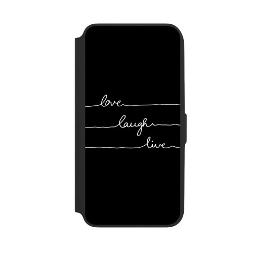 Samsung Galaxy A16 5G NIVOflip Love Laugh Live weiß/schwarz