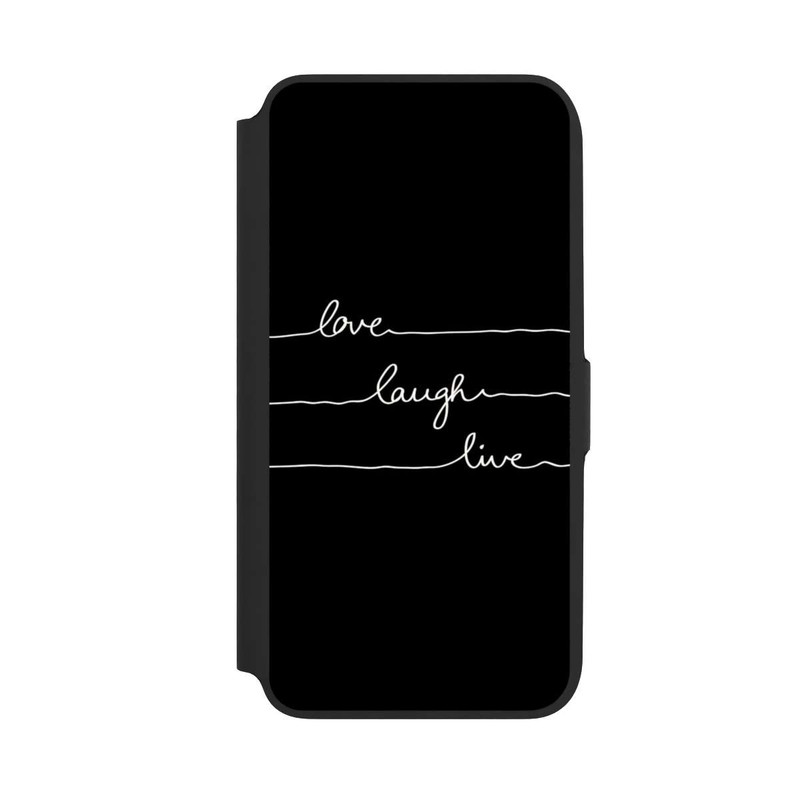 Galaxy A16 5G NIVOflip Love Laugh Live weiß/schwarz