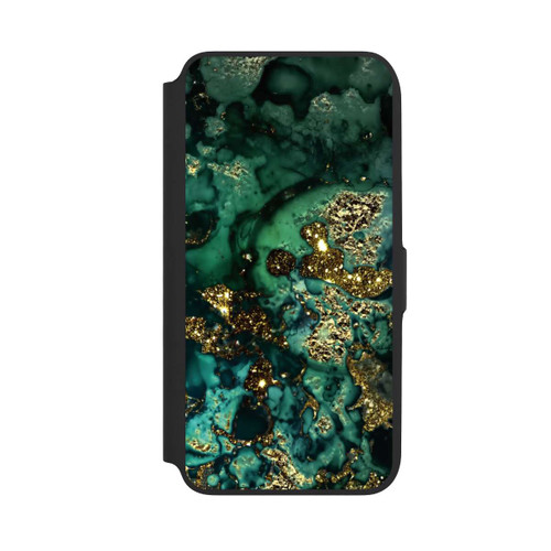 Samsung Galaxy A16 5G NIVOflip Marbre Cyan Scintillant
