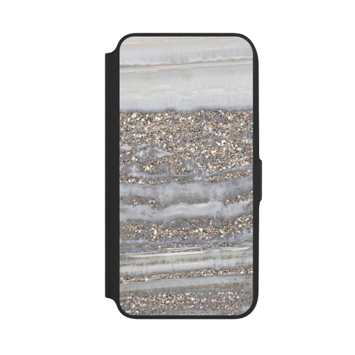 Samsung Galaxy A16 5G NIVOflip Aspect marbre blanc pailleté