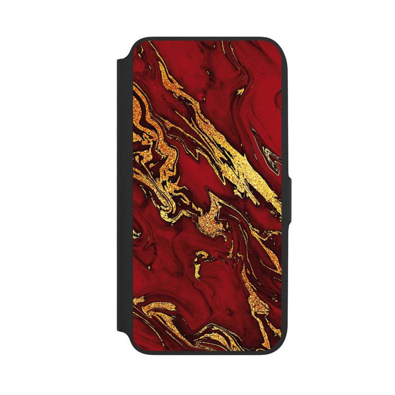 Galaxy A16 5G NIVOflip Red Gold Marble Look
