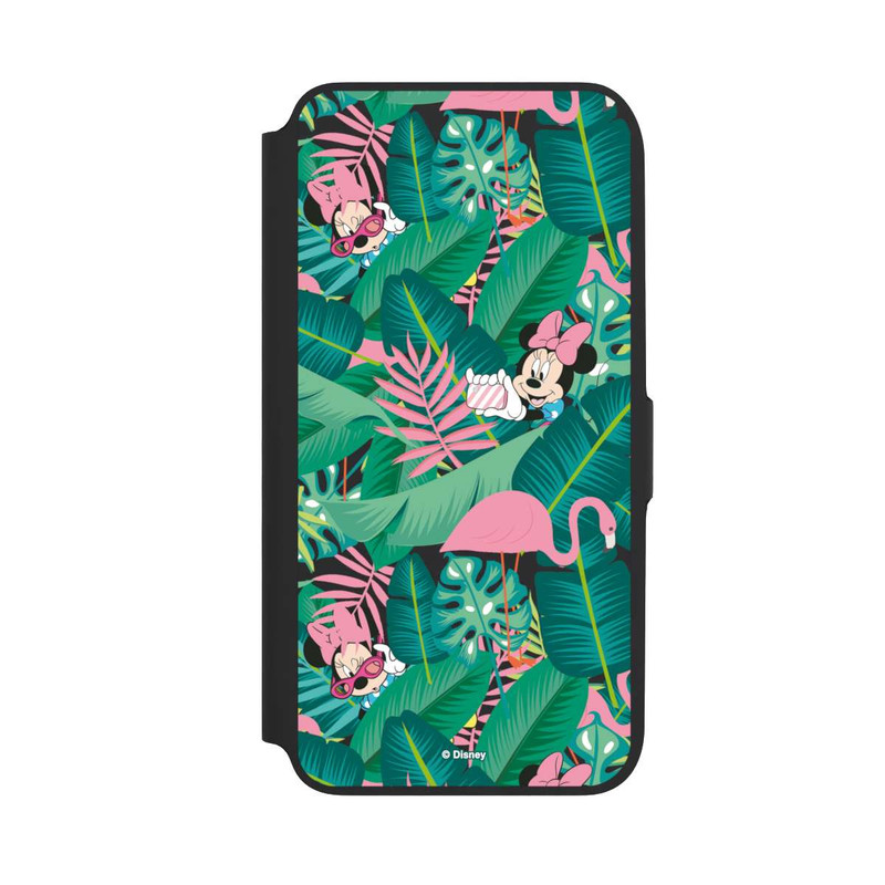 Galaxy A16 5G NIVOflip Minnie Summer Palmblätter ohne Hintergrund
