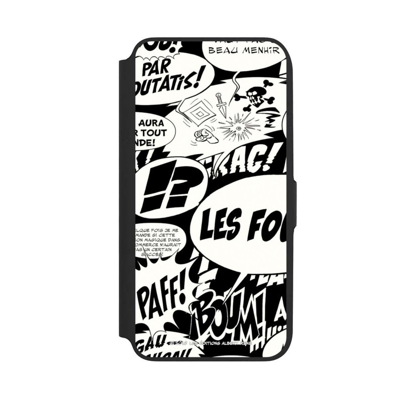 Galaxy A16 5G NIVOflip Sprechblasen Asterix Schwarz